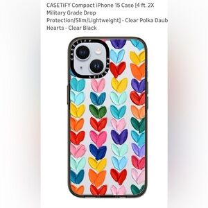 Casetify CASETiFY Colorful Heart Design Phone Case